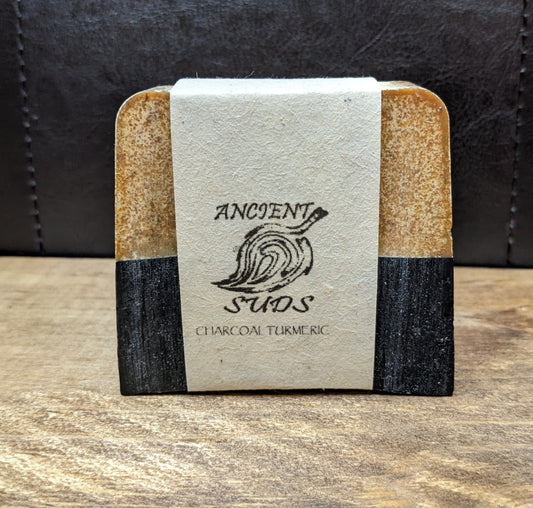CHARCOAL TURMERIC Grass Fed Beef Tallow Soap