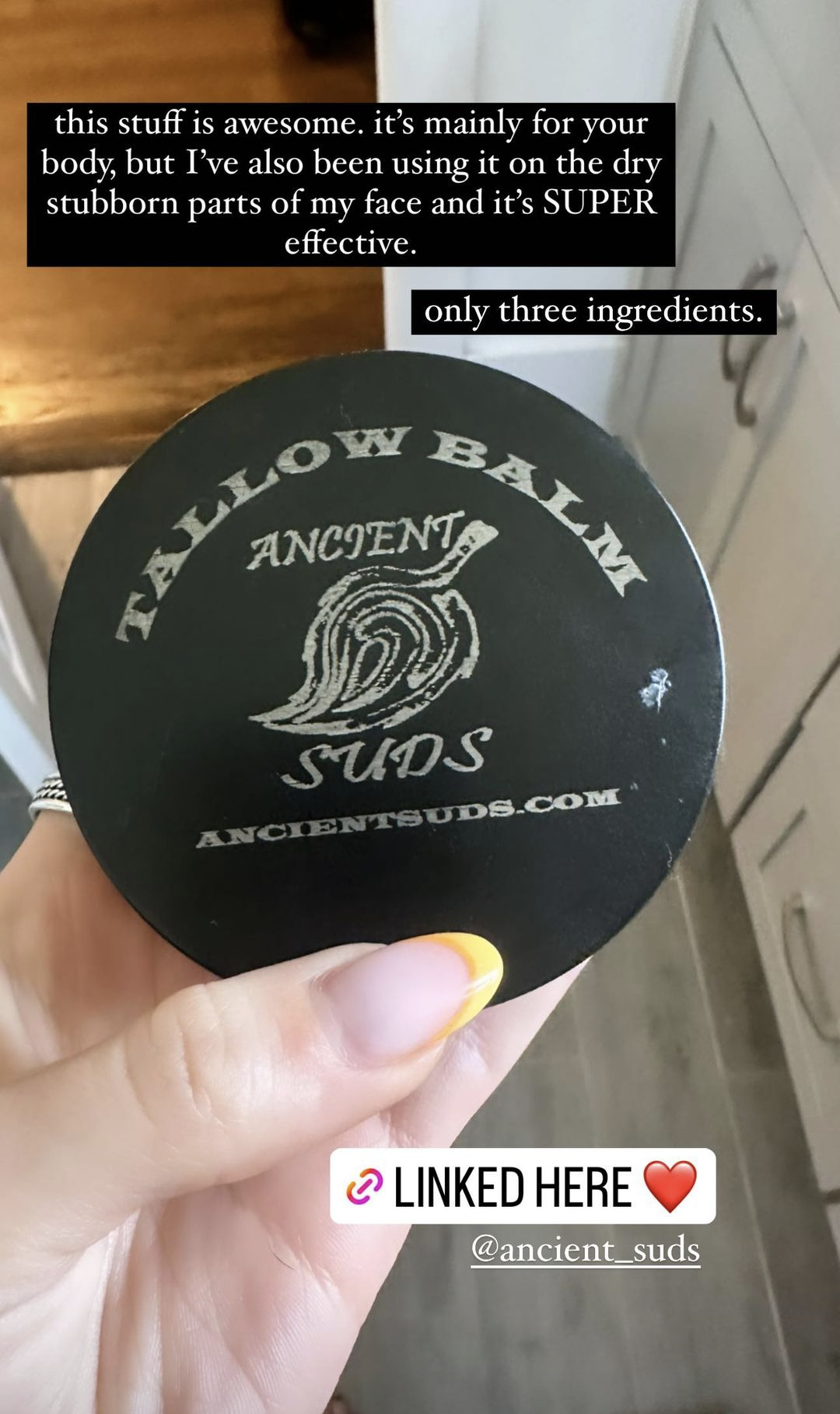 Grass Fed Tallow Balm 1oz